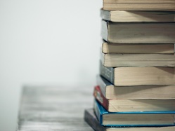 A stack of books