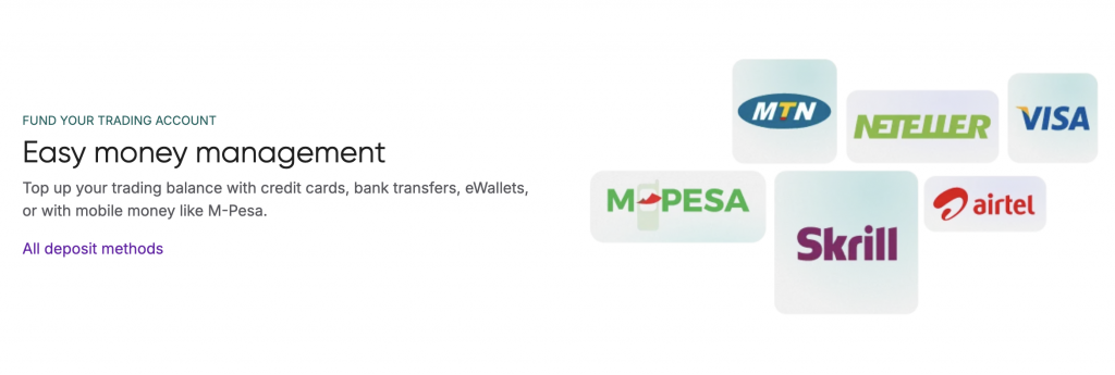 Depositing M-Pesa at FXPesa