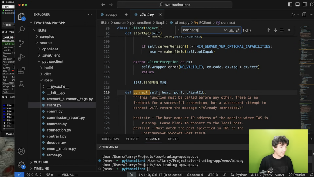 IBKR API video tutorials
