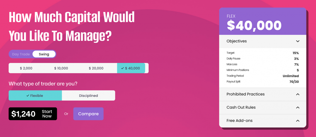 Trade The Pool funding for swing traders